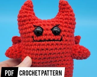 Little Devil Amigurumi Crochet Pattern: PDF Digital Download (Beginner-Friendly)