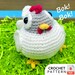 Chubby Chicken Amigurumi Crochet Pattern: PDF Digital Download ...