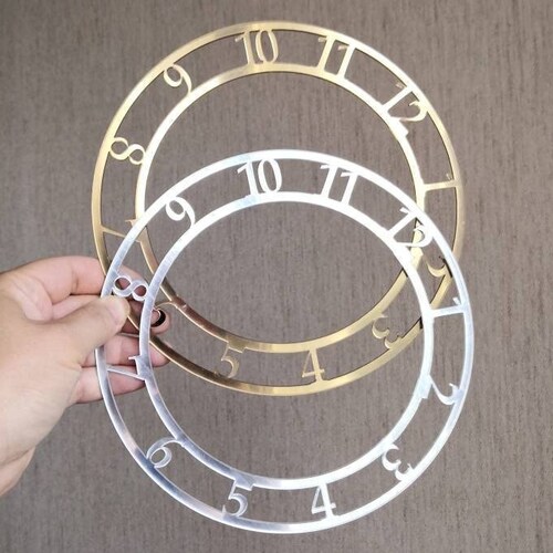 D 1855 Cm Elegant Clock Face for Resin Epoxy Wall Clocks Etsy