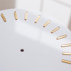 12pcs Mirrored Bright/ Standard GOLD Dashes / Strips With Round Ends ...