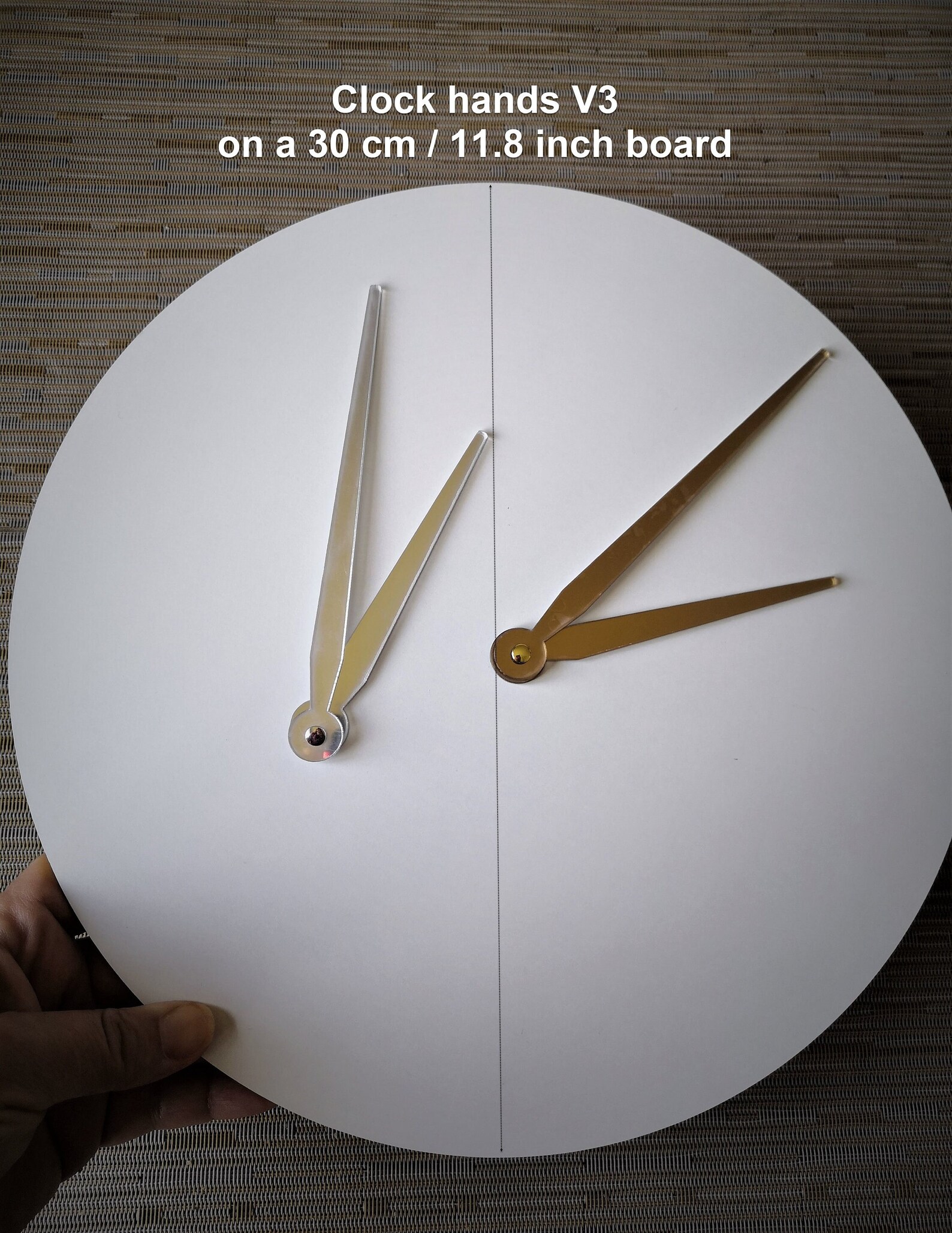 Shiny Golden / Silver Clock Hands for Resin Epoxy Wall Clocks Etsy