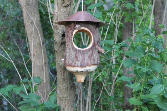 Mangeoire d'extérieur pour Oiseaux, cabane de Jardin en Bois, à