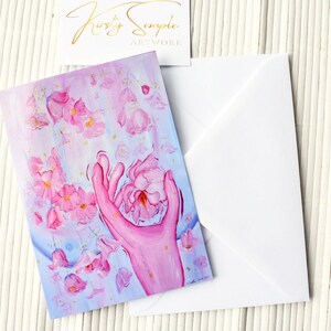 Carte de gratitude de cœur gentil ~ Juste une carte de note ~ Juste pour dire