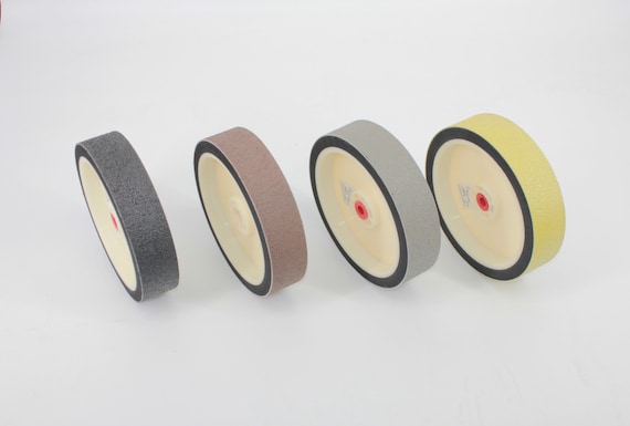 8/"x1-1//2/" 4pcs Set Diamond REZ Pemium Soft Lapidary Cabbing Grinding Wheel