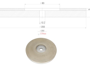 6&quot; Sintered Lapping Disks Sintered Diamond Wheels