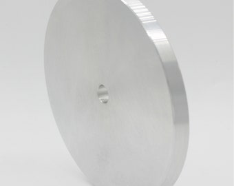 Disco de aluminio plano de 6" x 1/2" – Soporte maestro para pulido de precisión