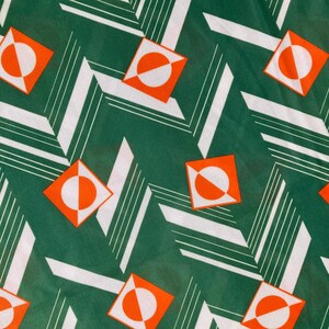 Vintage Orange and Green Funky Pattern Knit Fabric, 1 2/3 Yds - Etsy