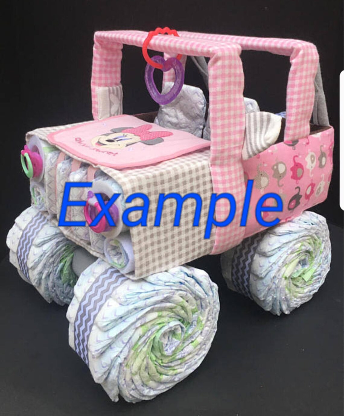 Custom Tricycle and Quad Diaper Cakes Etsy Canada