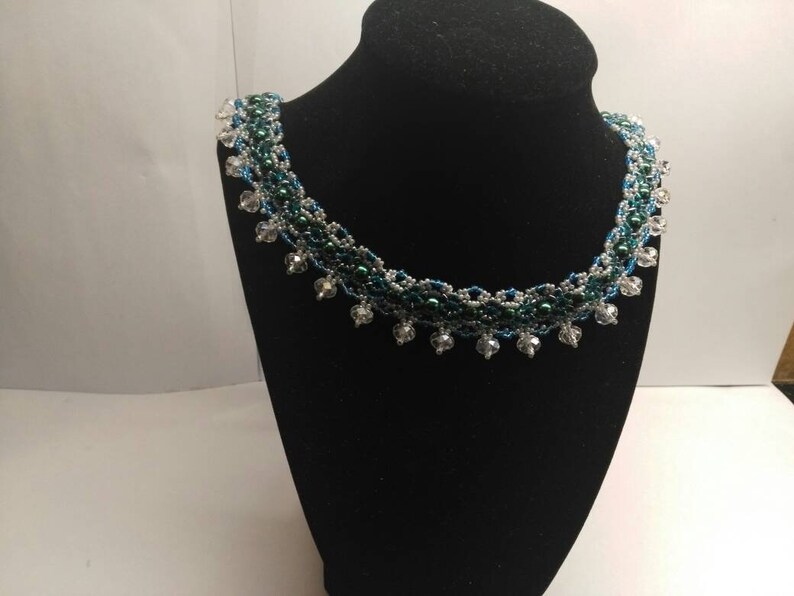 22 Inch Long Beaded Necklace free shipping.
