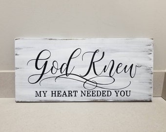 god knew my heart needed you swaddle