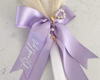 Custom Baptism Palm Sunday Candle| Easter Candle| Personalized candle| Palm Sunday Candles| Greek Easter| Orthodox Easter , Carriage Candle|