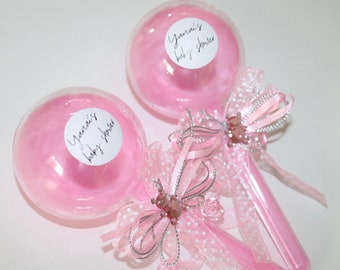 Baby Rattle Shower Favors/ Baby Girl/ It’s a Girl/ Baby Shower/ Favors/ Party Favors/ Baby