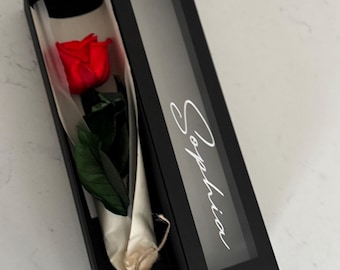 Eternity Rose Box| Forever Rose Box| Personalized Rose Gift Box| Valentines Day| Girlfriend Gifts| Couple gifts| Couples| Mother’s Day