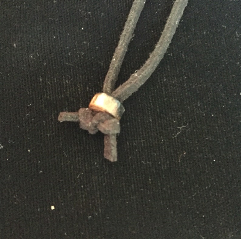 Handcrafted resin pendant suede adjustable necklace hecho en Colombia modern tree design