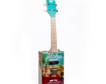 Bohemian Oil Can Electric Ukulele (Uke Life Aloha Edition)