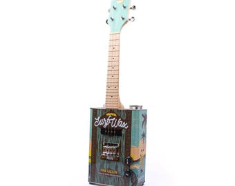 Bohemian Oil Can Electric Ukulele (Uke Life Surf Wax Edition)