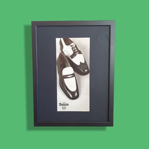 Advertising original vintage poster - footwear shoes brothers Zanin - Year 1974