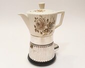 Flame coffee maker - italian vintage electric Girmi with ceramic bricco 4 cups