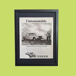 Original vintage poster advertising - Volvo The Timeless - Year 1974