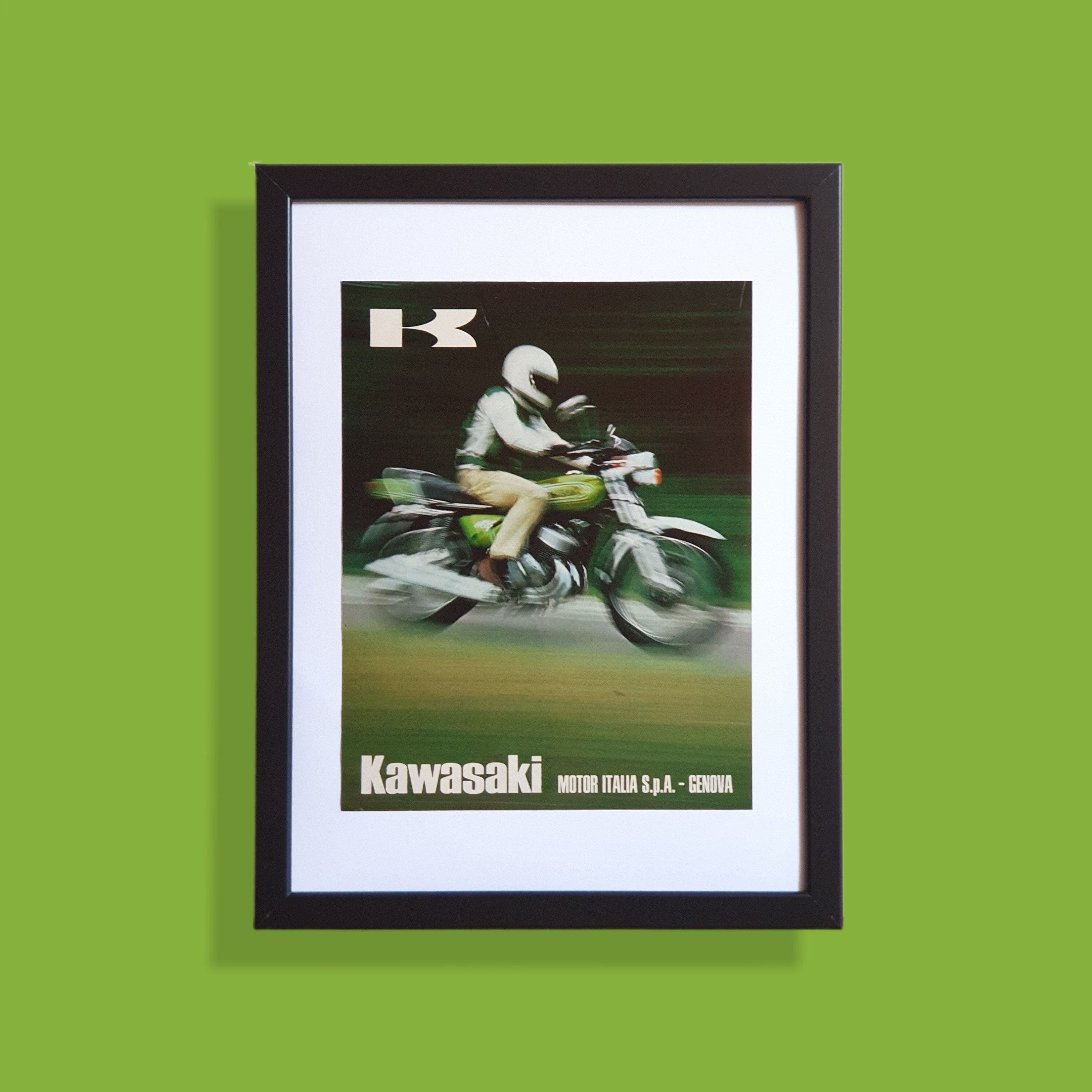 Original Advertising Vintage Motorcycle Poster - 