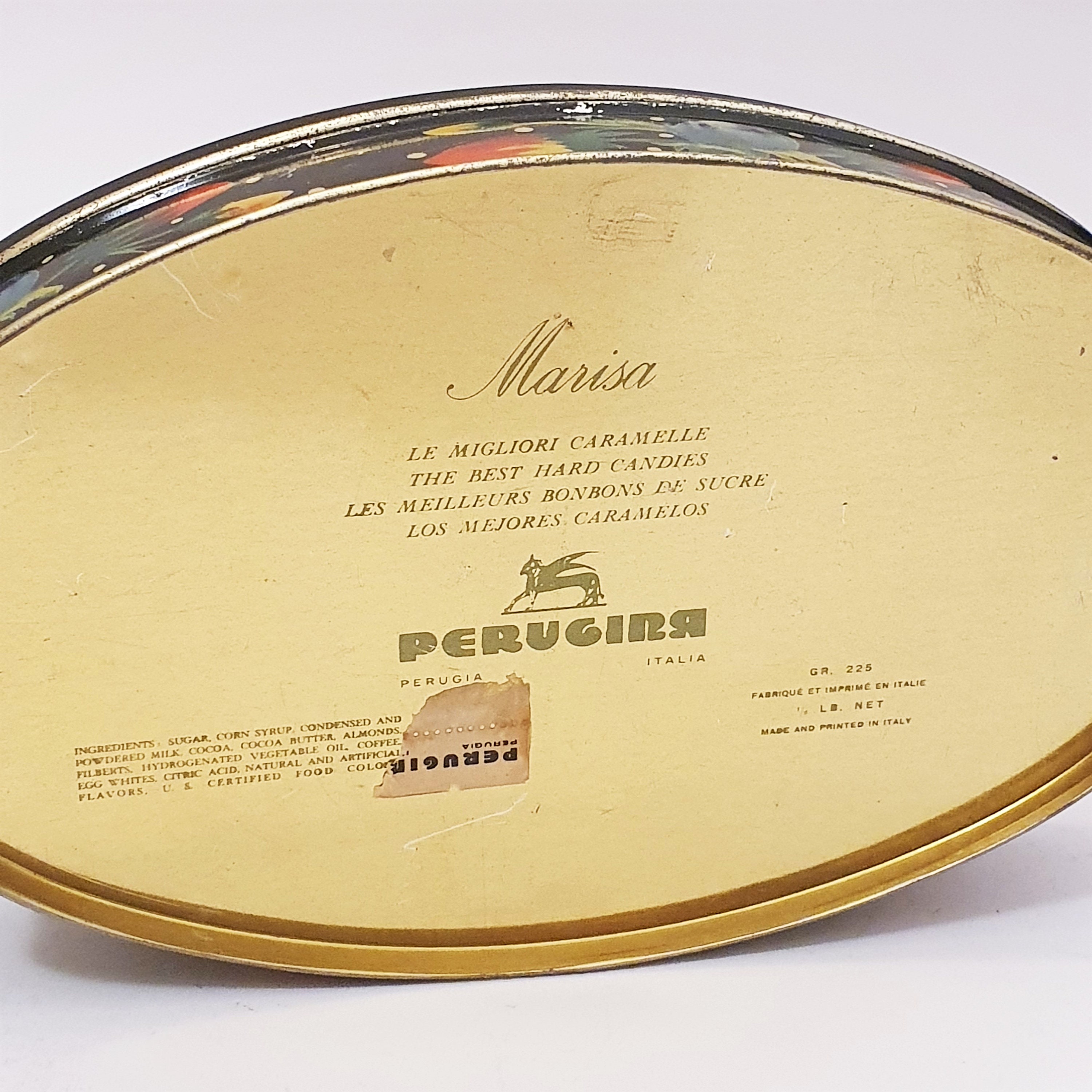 Scatola di Latta Perugina Ovale Vintage – AUC5987 – Ale Ecommerce Vendo Per  Te