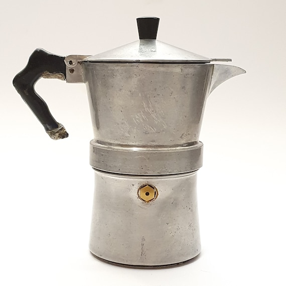 Vintage Italian Aluminium Coffee Maker 