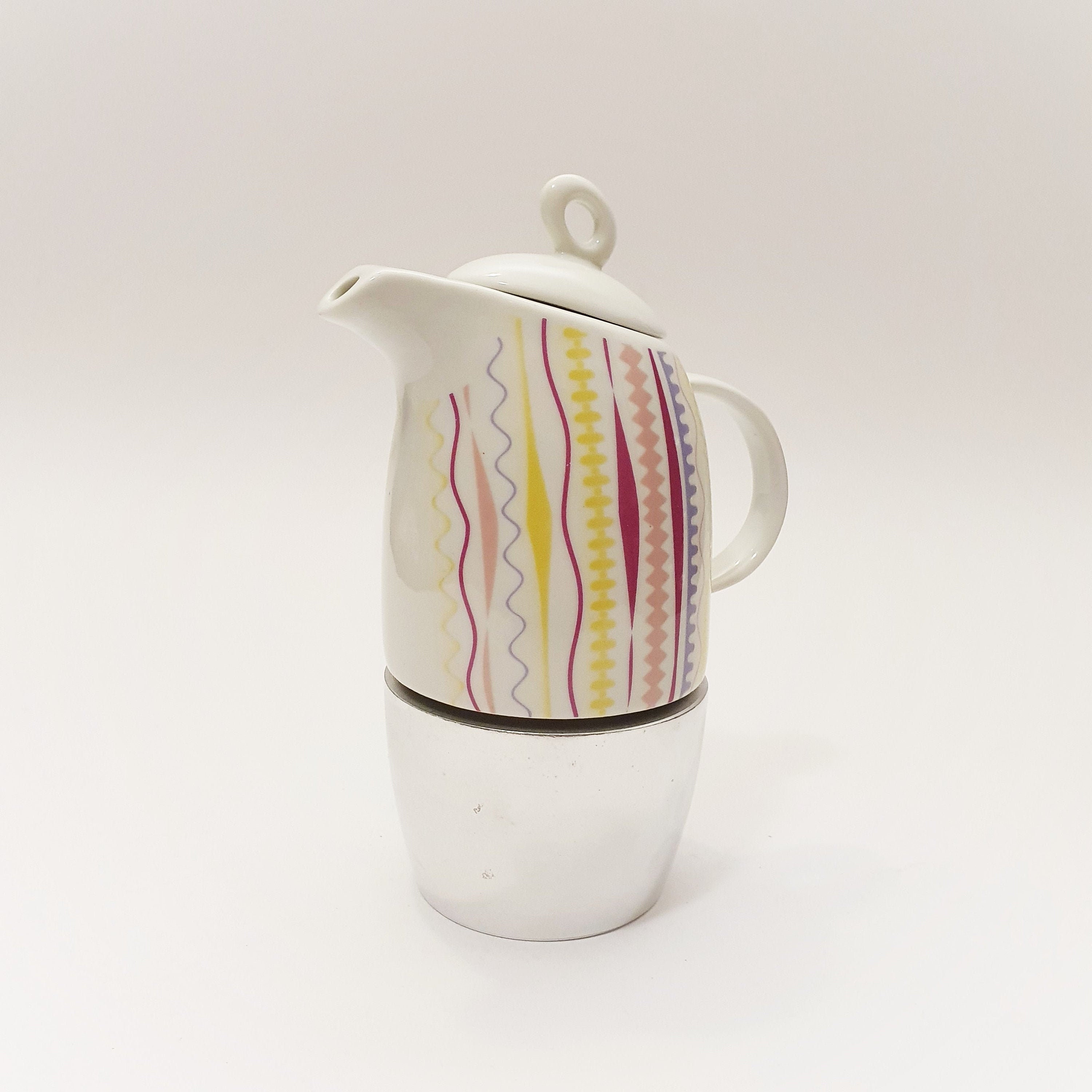 Cafetera de Porcelana CARINA 4 Tz - Preziosa - ITALCAFE