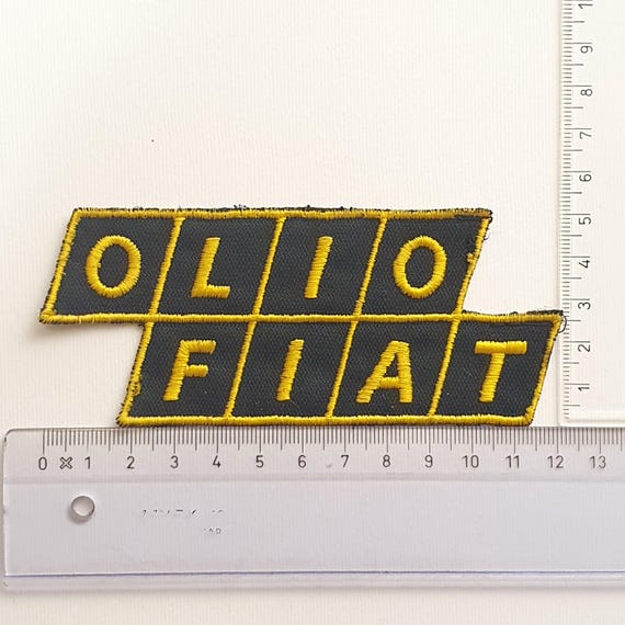 Patch vintage lubricant engine oil patch OIL FIAT… - image 2