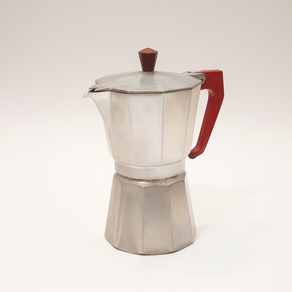 Cafetière italienne vintage en aluminium 6 tasses Moka Etsy France Cafetière italienne vintage en aluminium 6 tasses Moka Etsy France
