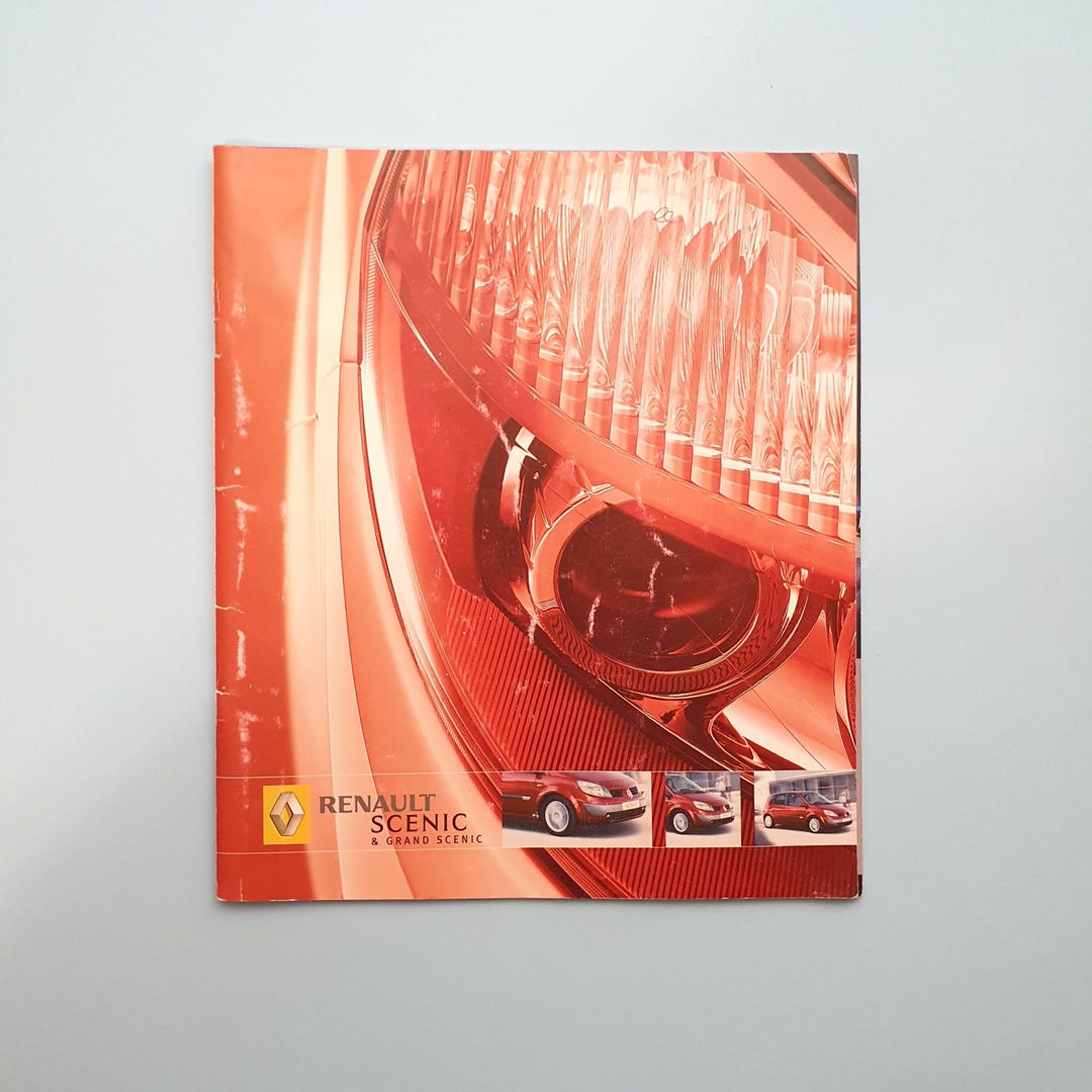 Renault Scenic & Grand Scenic 2005 Advertising Brochure and