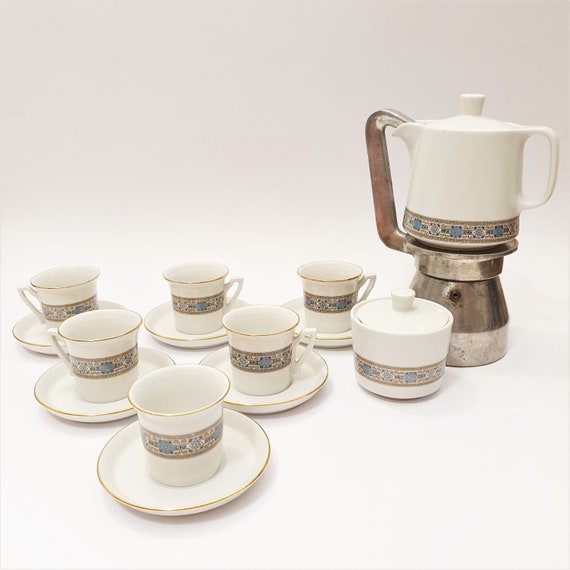 Cafetière italienne porcelaine - Vintage by fabichka