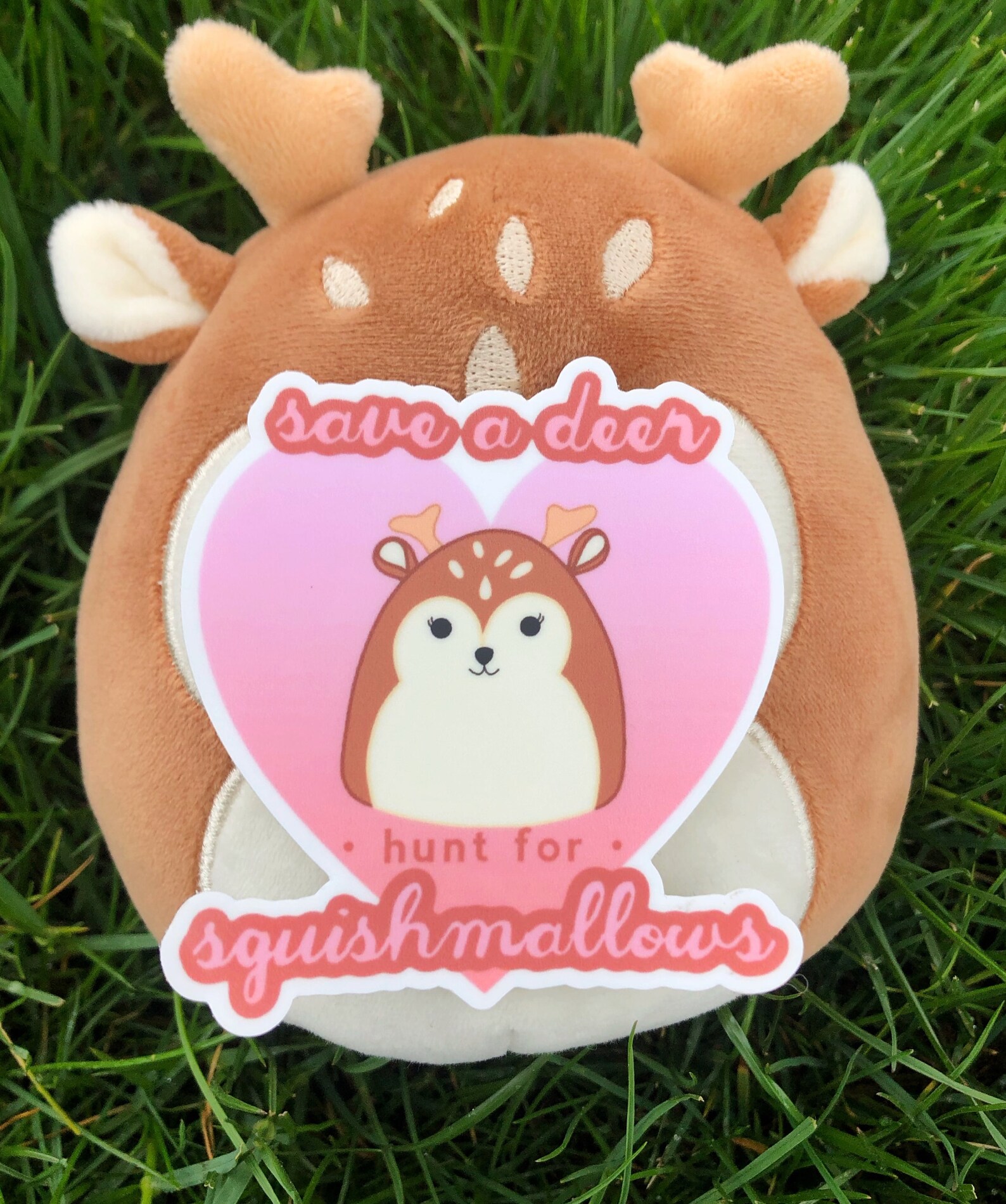 Squishmallow Sticker Save a Deer Hunt for Squishmallows | Etsy