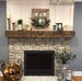 Rustic Wood Fireplace Mantel Shelf Distressed Farmhouse Handmade Floating Fireplace Beam Custom Grain FREE SHIPPING!! 