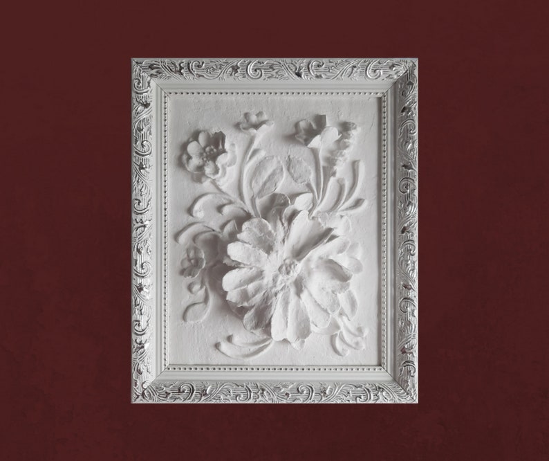 Plaster Wall Art Botanical Sculpture Framed Wall Art Relief 3d Etsy Plaster Wall Art Botanical Sculpture Framed Wall Art Relief 3d Etsy
