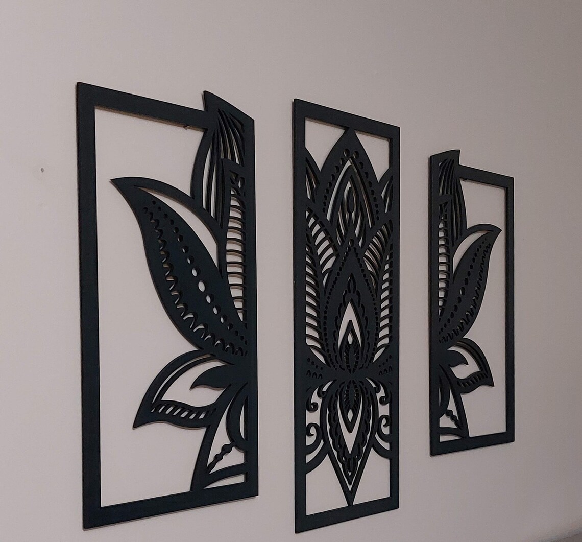 Paneled Wall Art Modern Wall Art Minimal Wall Art Panel Etsy