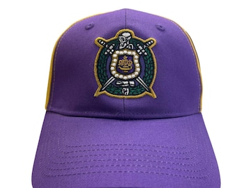 Omega Psi Phi  Color Block Baseball Hat -Greek Stylez