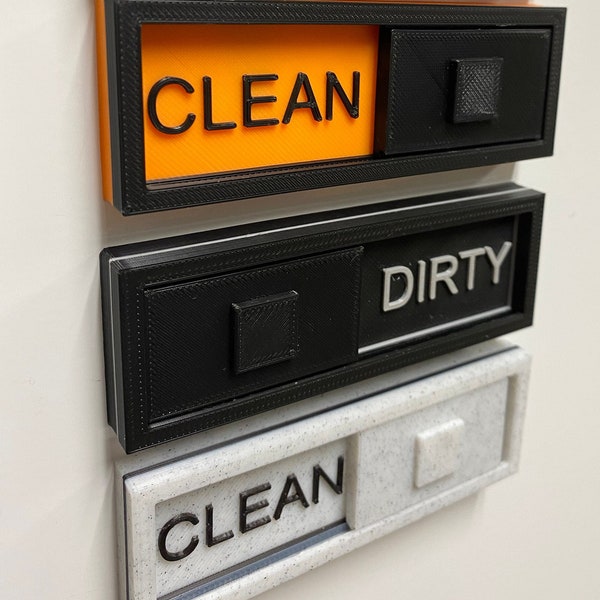 Spülmaschinenmagnet Clean Dirty
