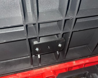 AirTag Holder for Milwaukee PackOut Rolling Case (Screws Included) (Mount Only NO Packout or AirTag included)