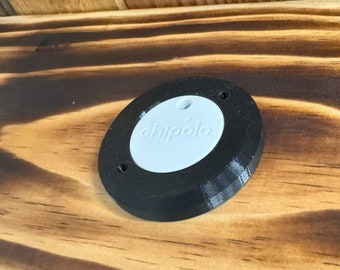 Chipolo One Point Mount for Milwaukee Packout Boxes. Round Mount for Black Lid Boxes(Screws Included) (Mount Only no Packout or One Spot)