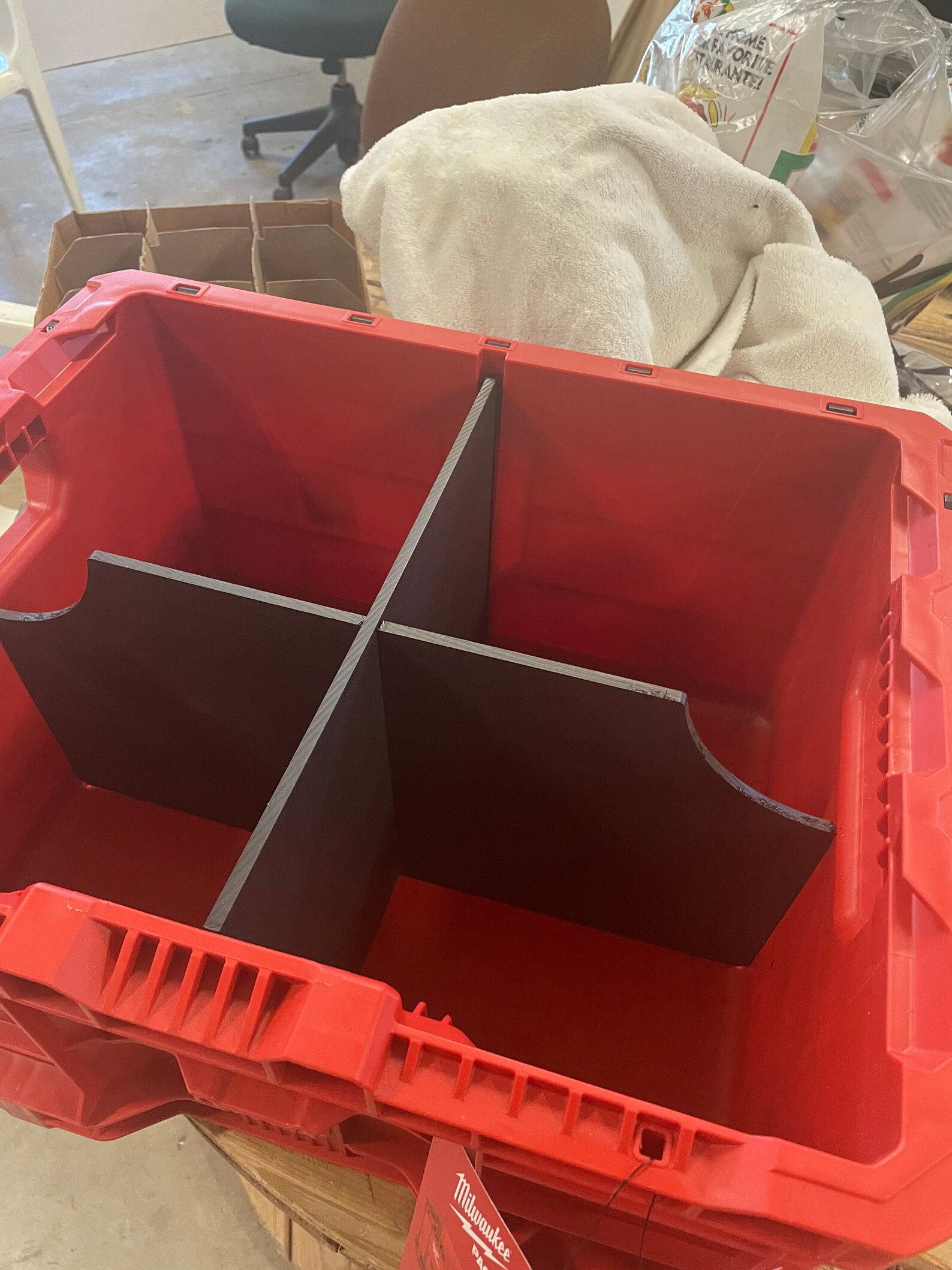 Divider for Milwaukee Packout Crate Etsy