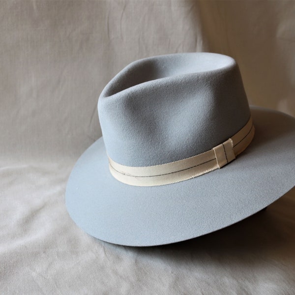 CELESTE - 100% Sustainable Wool Classic Fedora made in the United States