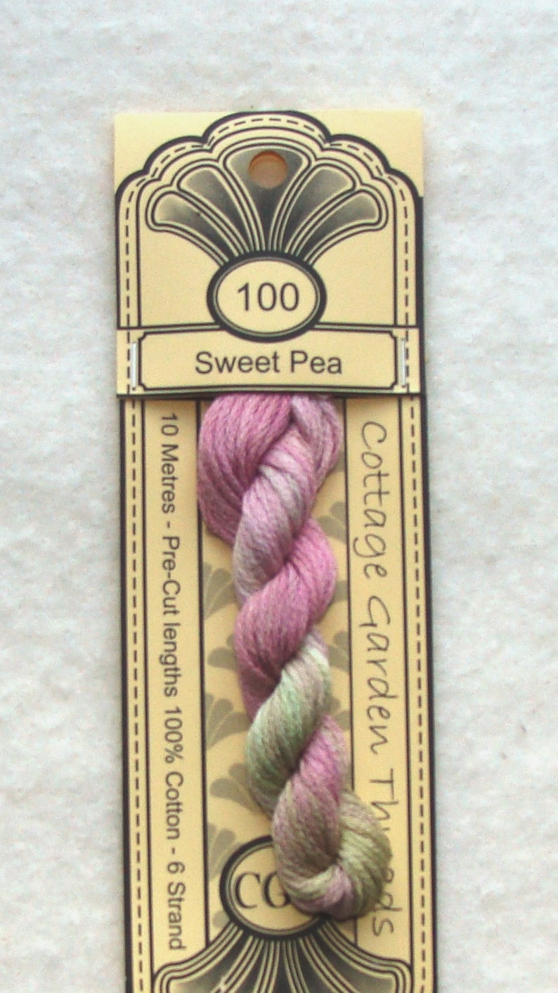 Cottage Garden Thread 100 Sweet Pea Etsy