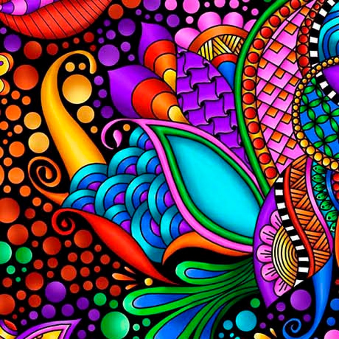 reason様 26369-JX Carnivale Floral Geometric Black Multi. Priced by the