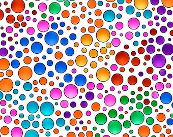 1649-26374-ZX, Carnivale - White Multi Dot, 44
