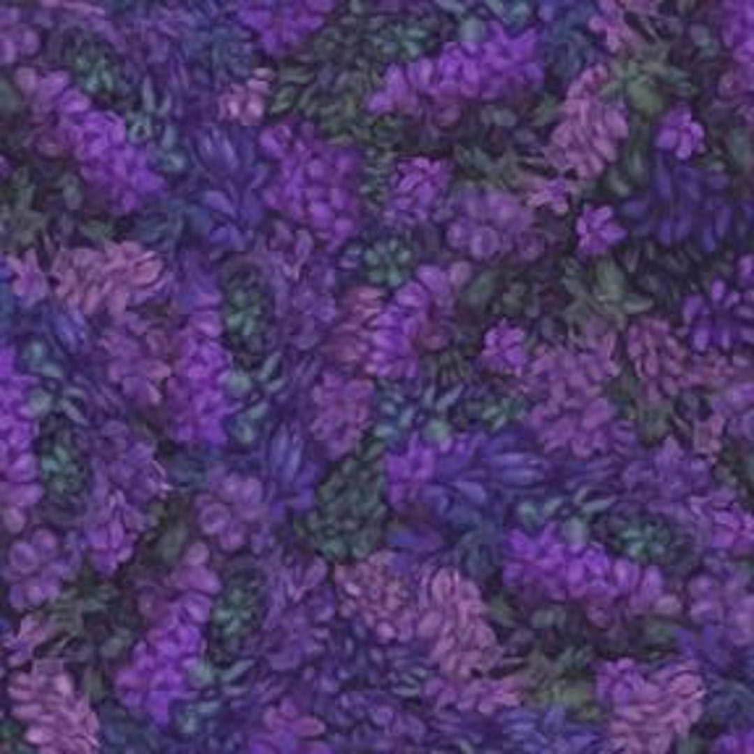 Mystical Unicorn 30614V Floral Texture Purple. Priced by the Half