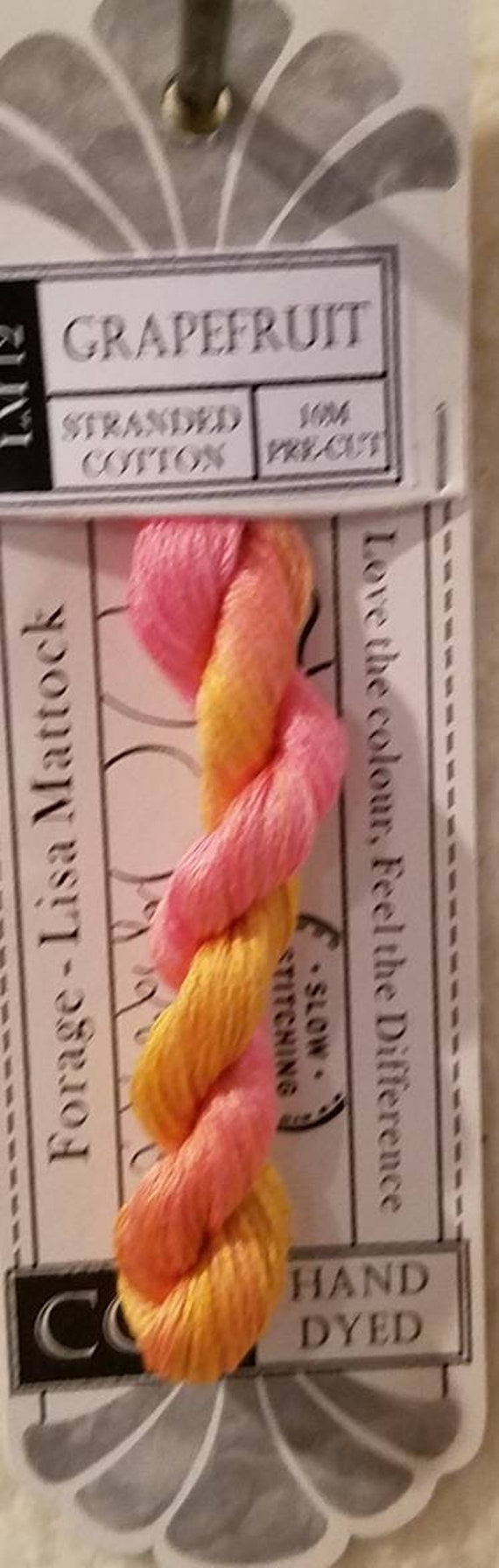 Cottage Garden Threads - Forage LM12.8 Grapefruit Perle 8 Cottage Garden Threads - Forage LM12.8 Grapefruit Perle 8