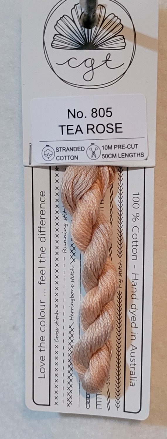 Cottage Garden Threads - 805 Tea Rose Stranded Cottage Garden Threads - 805 Tea Rose Stranded