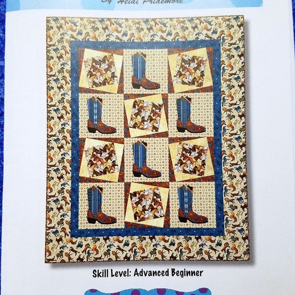 Boot Quilt Pattern Etsy