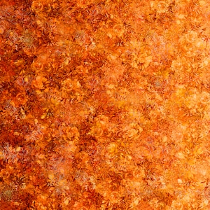 28441 O - Quilting Treasures Floralessence Oranges. Priced by the half yard.