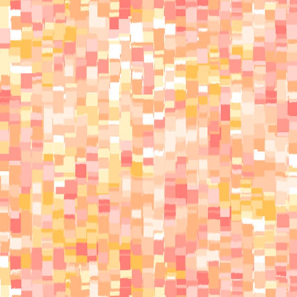 Quilting Treasures 27427C Ombre Squares Melon. Priced by the half yard.